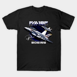 F18 Super Hornet Rhino Us Air Force Fighterjet T-Shirt